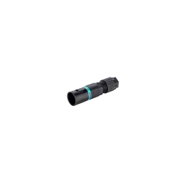 Micro round plug Saferlock, 2p, plug, screw connection, 0.25-1.0mm2, D5.8-6.9mm, IP66/IP68/IP69