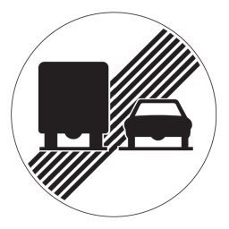 2.56 End of the overtaking ban for lorries
