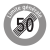 2.53.1 End of maximum speed 50, general limit