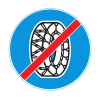 2.57 End of the snow chain obligation