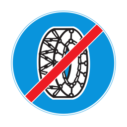 2.57 End of the snow chain obligation