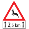 Wildlife crossing ahead