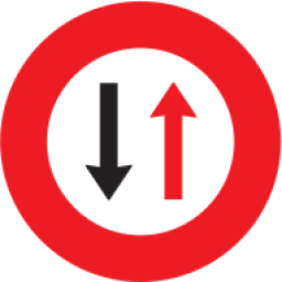 3.09 Giving way to oncoming traffic