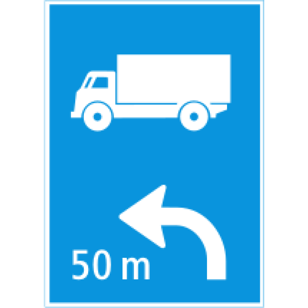 4.23 Pre-sign for specific types of vehicles (example trucks)
