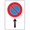 No parking start sign