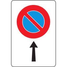 No parking start sign