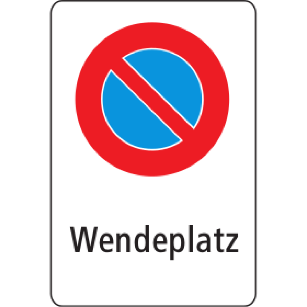 No parking on turning area