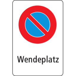 No parking on turning area