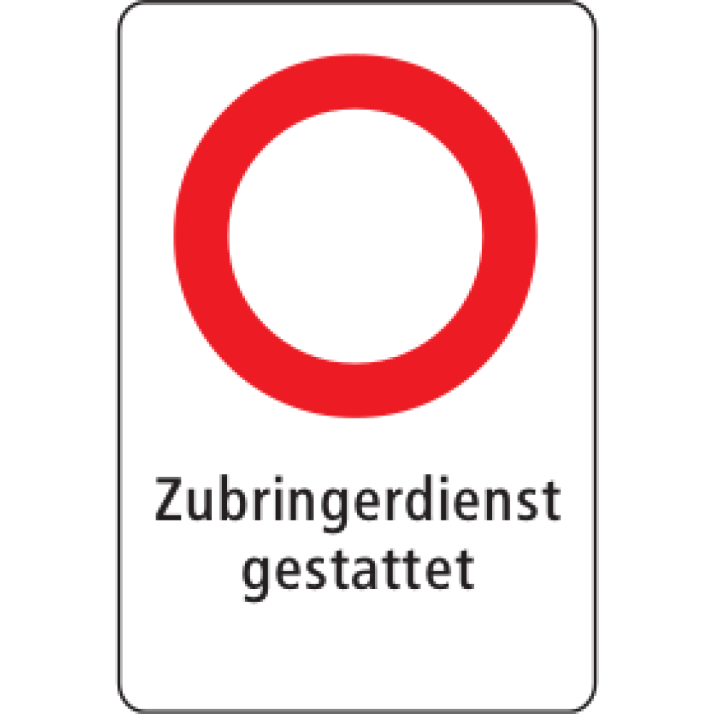 General driving ban in both directions, local access service allowed