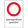 General driving ban in both directions, local access service allowed