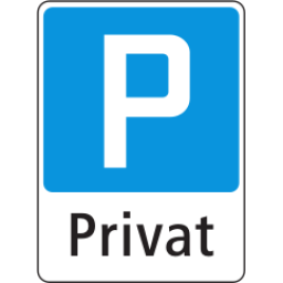 Private parking allowed