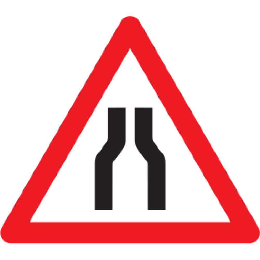1.07 Narrowed roadway