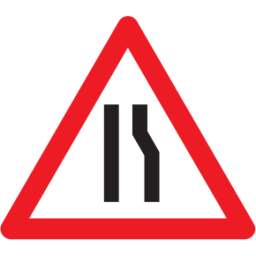 1.08 Narrow right-hand carriageway