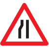 1.09 Narrowed carriageway on the left