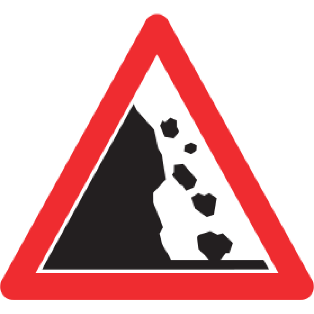 1.13a Falling rocks from the left