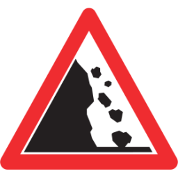 1.13a Falling rocks from the left