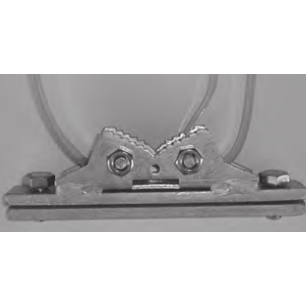 Slider for Jordahl rail with steel band / Tespa bracket