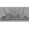 Slider for Jordahl rail with steel band / Tespa bracket