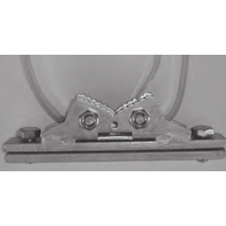 Slider for Jordahl rail with steel band / Tespa bracket