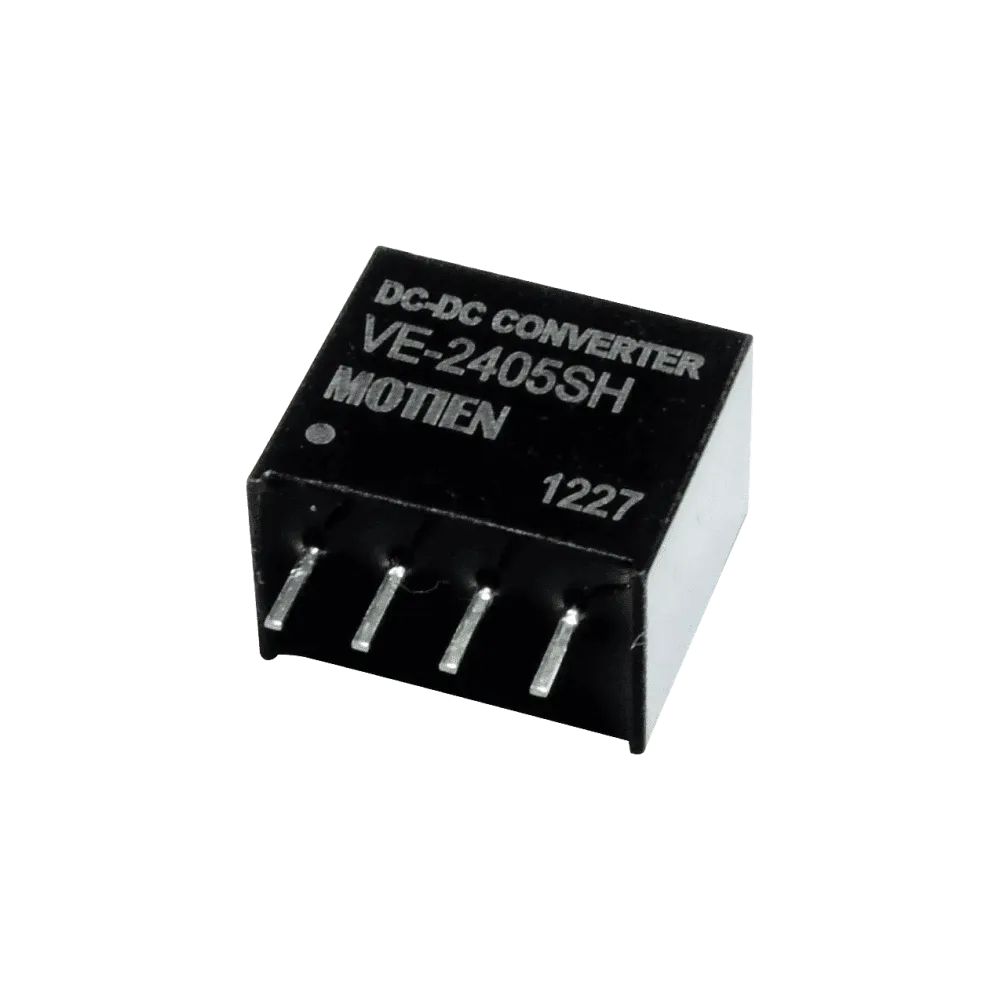 2W DC/DC converter, input 24V, output 5V/0.4A