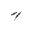 Mini circular connector THB405, plug, 5P, screw, IP66/IP68/IP69
