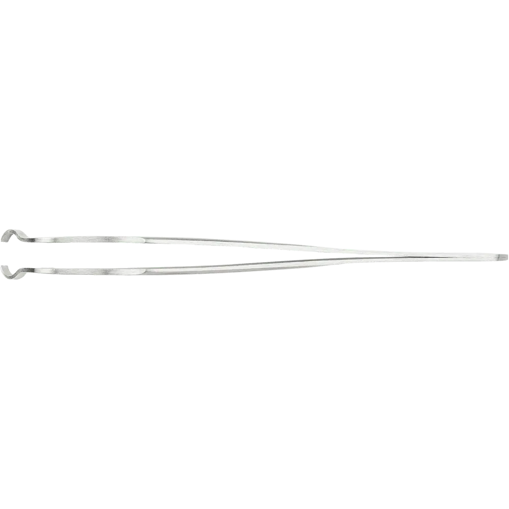 SMD tweezers angled 45° with round tips Ø 5 mm