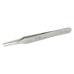 Precision tweezers with fine rounded and flexible tips