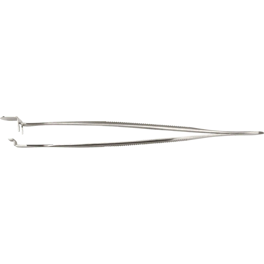 Wafer tweezers with flat lower blade