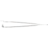 Wafer tweezers with freely movable upper blade made of Teflon