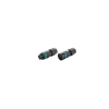 Mini circular connector TH387 long, plug, 5P, screw connection, IP66/IP68