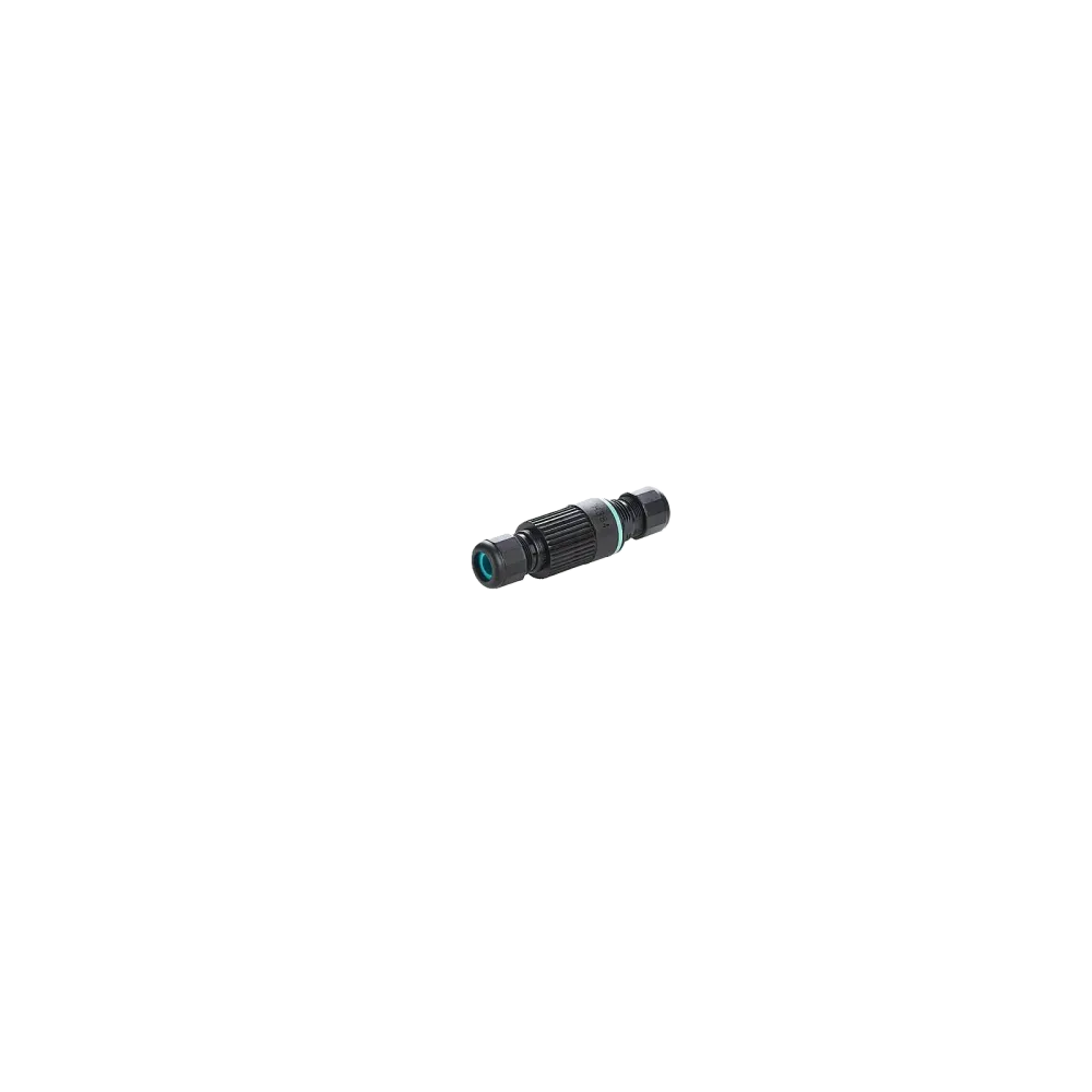 Mini circular connector, 2p, socket, screw connection, 0.5-2.5mm2, D7.0-12.0mm, IP66/IP68