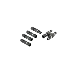 Set: H-cable distributor TH625, 4-gang, 3P, screw connection, D4.0-8.0, IP66/IP68