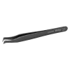 Cutting tweezers with narrow angled head