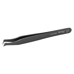 Cutting tweezers with narrow angled head