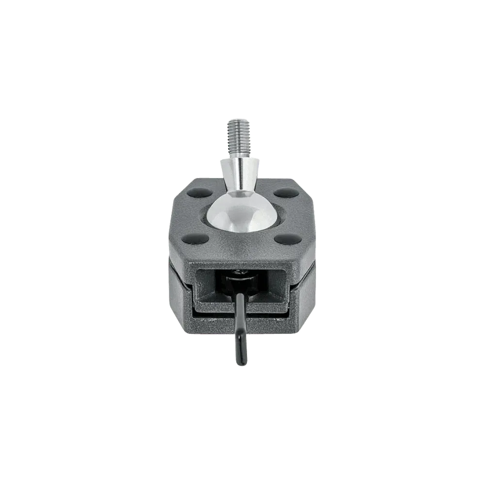 SPANNFIX ball joint base for screwing on, with 12 mm threaded pin