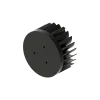 LED star heat sink, ø99mm, H 50mm, Base 10mm, Black anodized