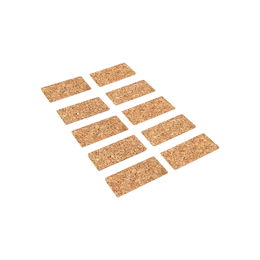 Self-adhesive cork strips 50 x 25 x 3.0 mm (PU10)