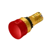 Emergency stop switch, 1x NC contact, push-in connection