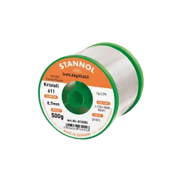 Solder wire crystal 611, Sn96,5Ag3Cu0,5 - FLOWTIN TSC305 - Fairtin, 0.7mm, 500g