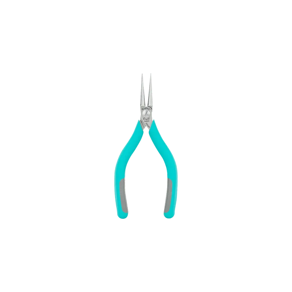 Round nose pliers with very precise, fine jaws