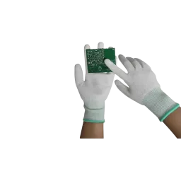 ESD antistatic gloves without reinforcement, nylon