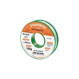 Solder wire crystal 611, Sn96,5Ag3Cu0,5 - FLOWTIN TSC305 - Fairtin, 1mm, 100g