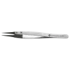 ESD tweezers with interchangeable tips 0.6 mm wide, conductive