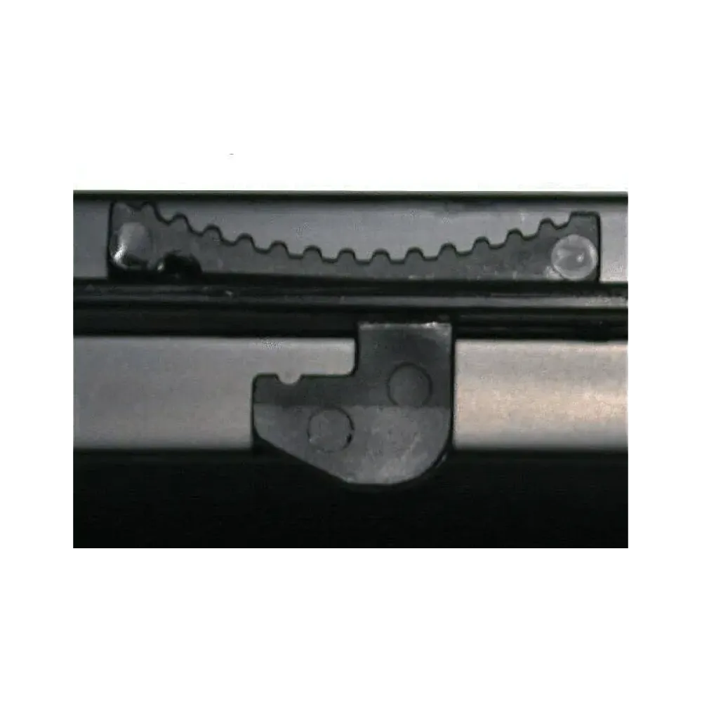 Sliding closure, black, conductive, for hook and hinge lids