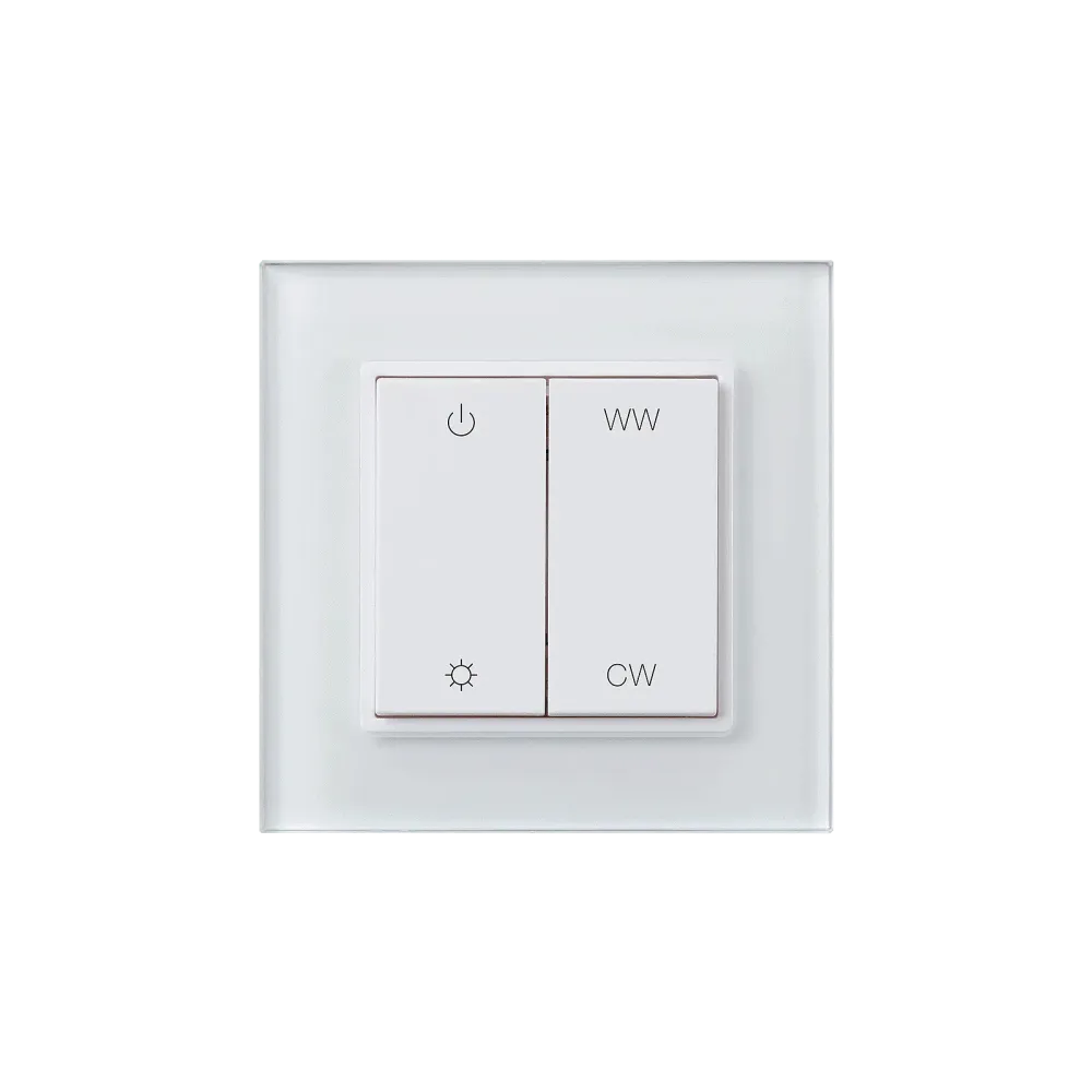 RF wireless wall switch, Tunable white, wall mounting, white