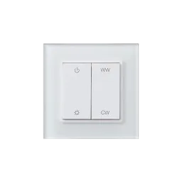 RF wireless wall switch, Tunable white, wall mounting, white