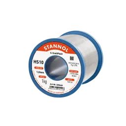 Solder wire HS10, Sn60Pb40, RO M1, 1mm, 1000g