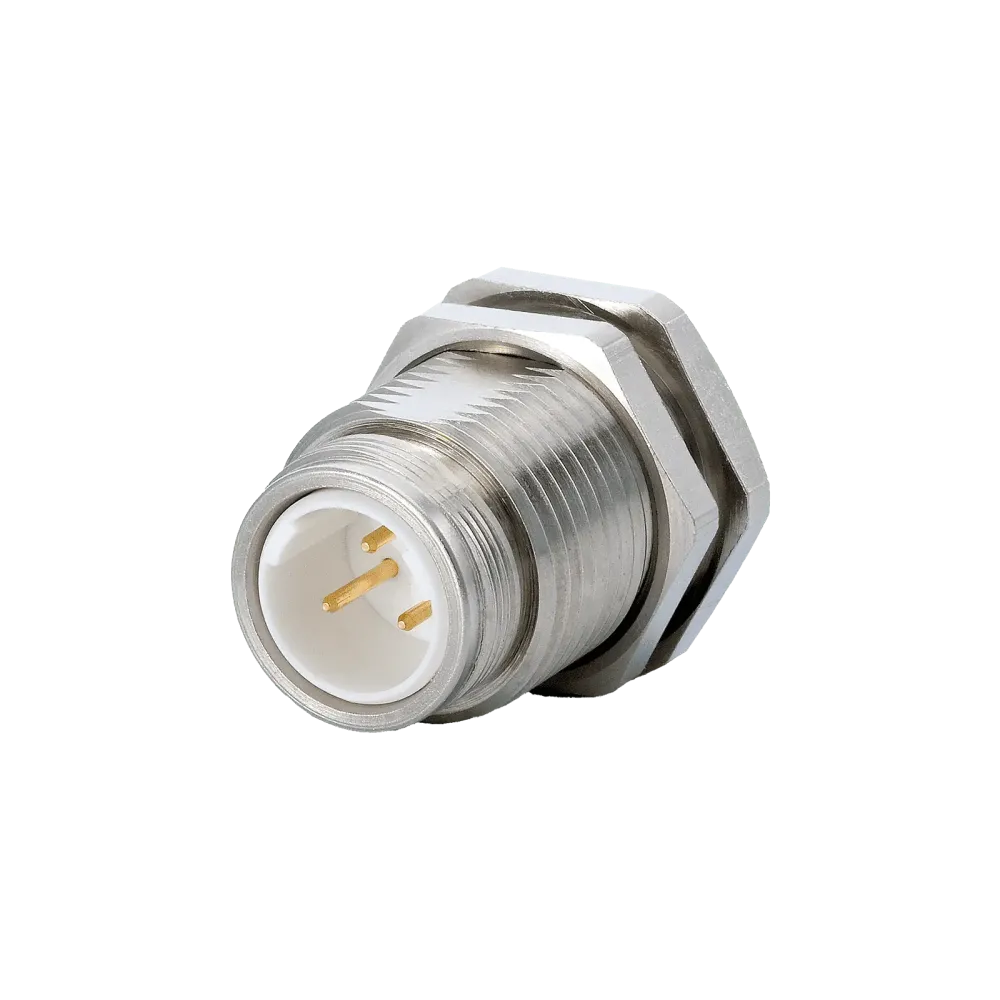 Housing M16 appliance coupler rear wall mounting, with locknut