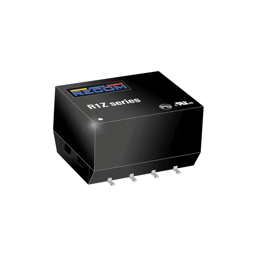 1W DC/DC converter, input 5V +/-5%, output 5V/200mA, SMD