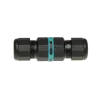 Mini cable connector, 4p, screw connection, 0.5-4.0mm2, D7.0-12.0mm, IP68